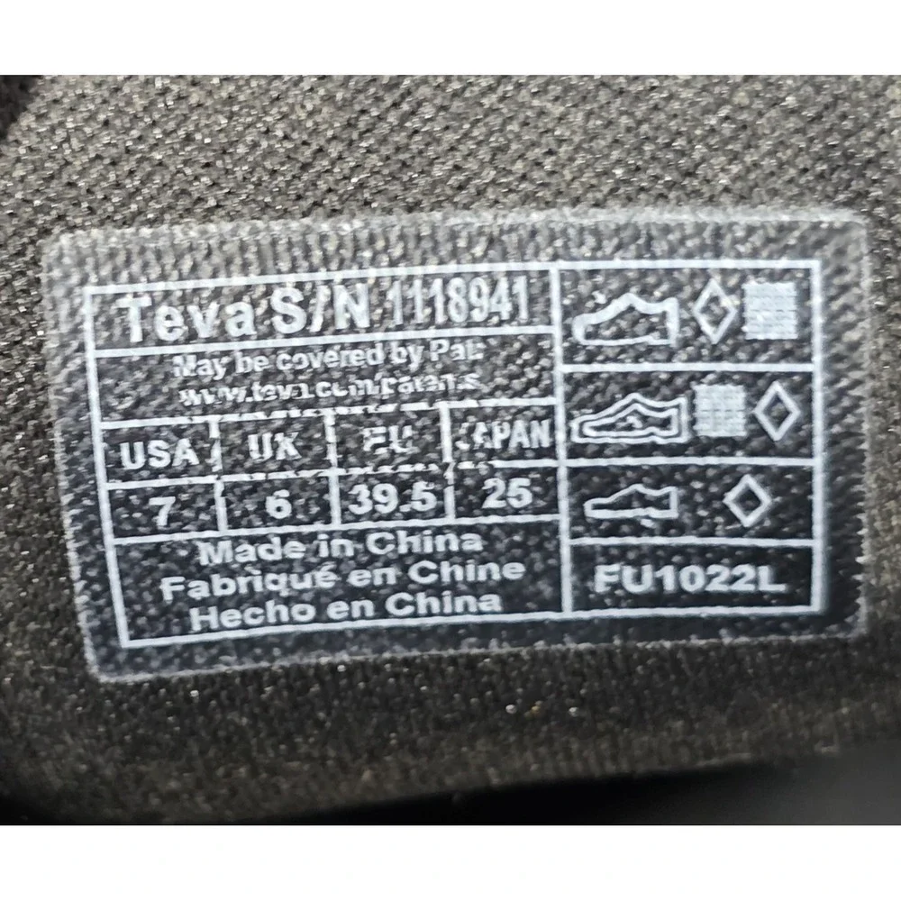 Teva Mens Size 7 Flintwood Water Sandals Brown Leather Trail Hiking Outdoors